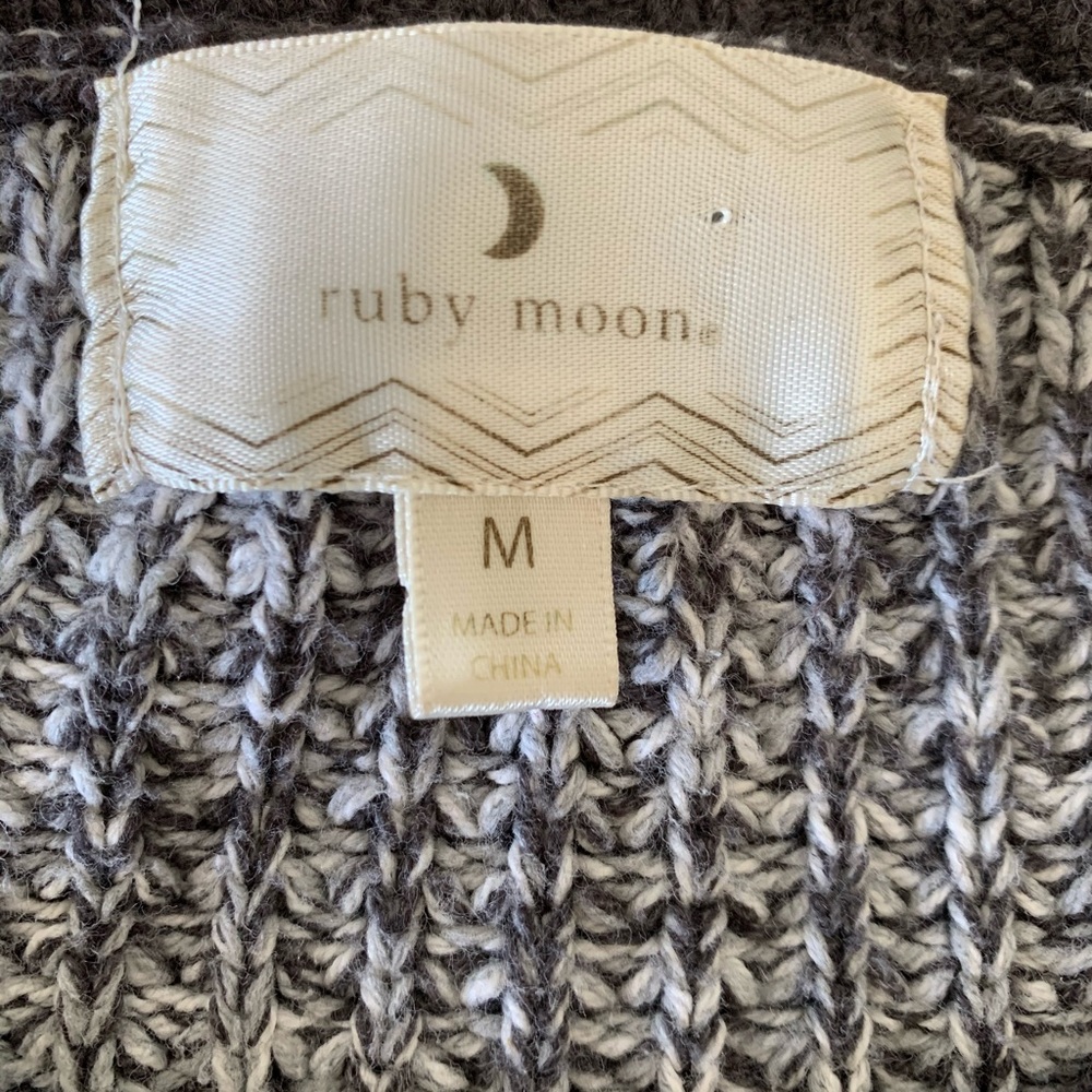 Ruby Moon Heathered Knitted Sweater - image 4